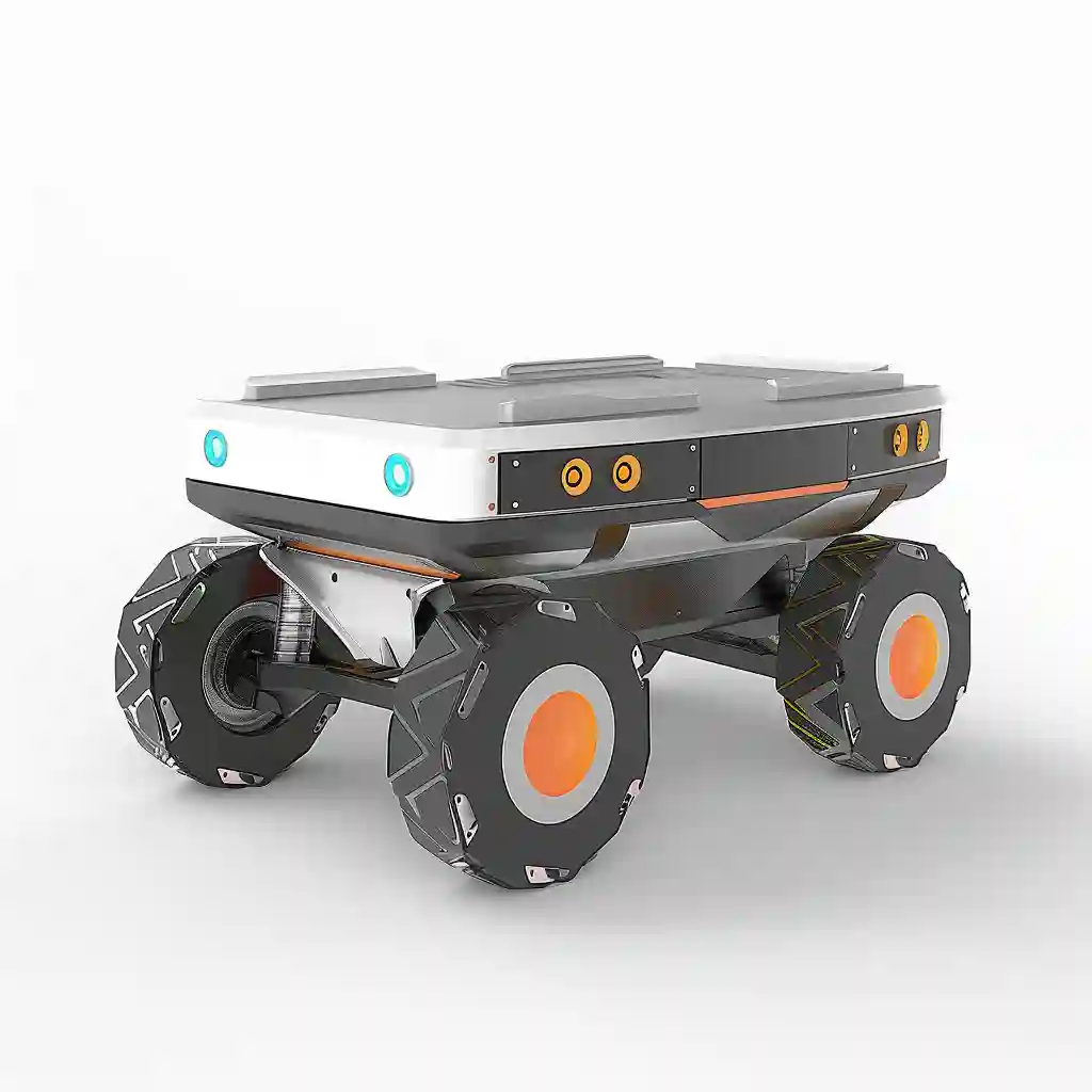 Outdoor mobile robot platform A004 Omnidirectional chassis